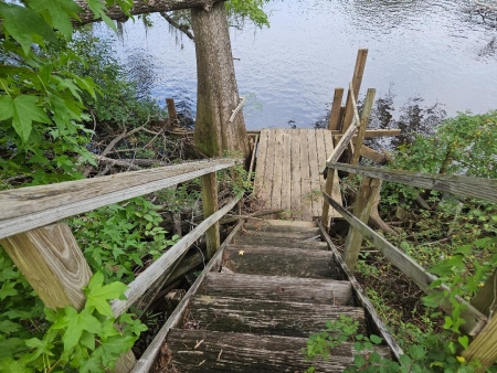 Suwannee River frontage. 2 lots, 2 mobiles, looking at Fanning Springs: Px8 px8